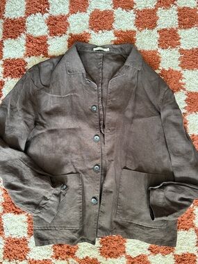 Suitsupply linen chore jacket